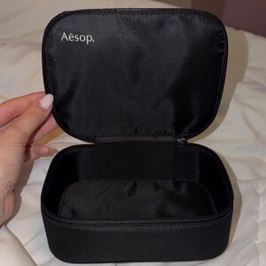 Aesop Black Travel Makeup Skincare Vanity Case